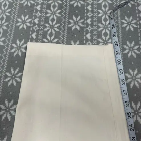 Massimo Dutti NWT Massimo Dutti Darted Linen Blend Trousers In Cream Size 2