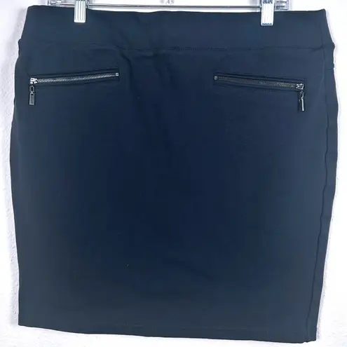 Liverpool Jeans Company Liverpool Jeans Company Navy Blue Pencil Skirt Zipper Capsule Wardrobe 12/31