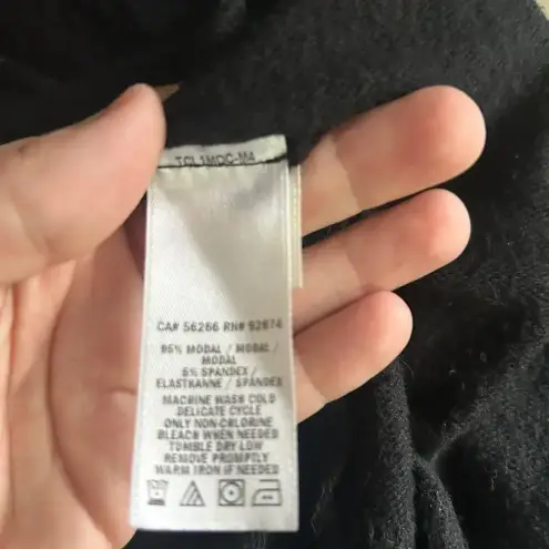 7 For All Mankind  Black‎ Cardigan Sweater Women's Large