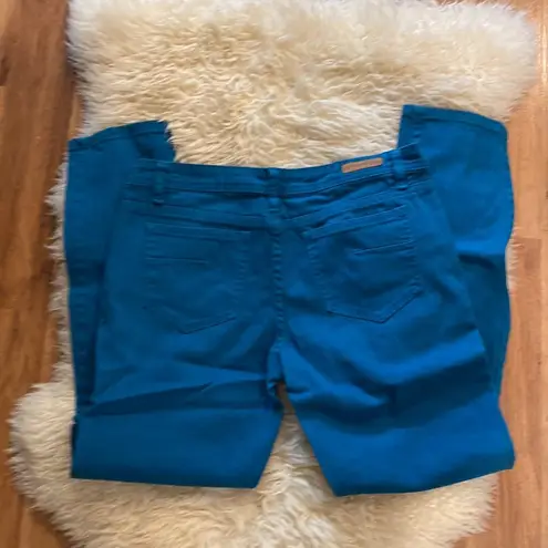 Sanctuary  Turquoise Women’s Mid-rise Skinny Jeans EUC Sz 29 Cotton