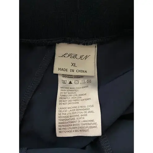 Boutique LFBJN Performance Joggers Navy Blue Size XL Workout Moisture Wicking
