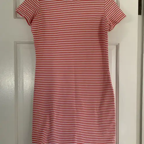 Southern Tide  | Women's red and white striped tshirt dress. Size XS.