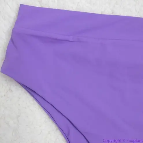 NEW Toast Swim Signature High Waist Bottom in Amethyst, XL Purple