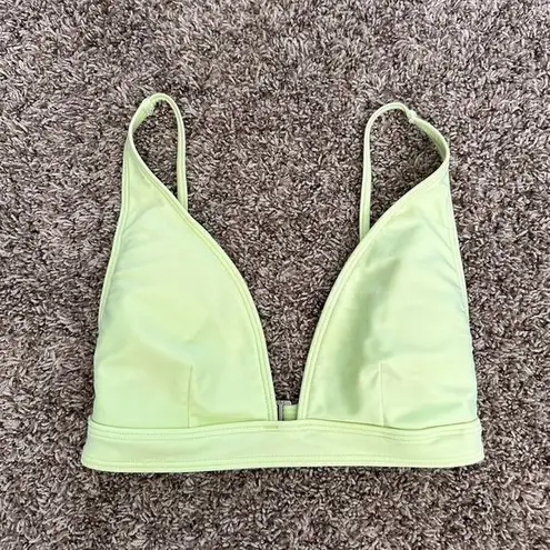 Abercrombie & Fitch  bikini swim top size XS green