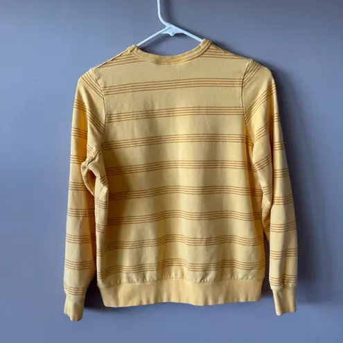 The Tiny Big Sister Women’s Yellow Striped Long Sleeve Crewneck Size EU 34 Size M