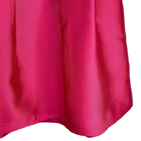 Lane Bryant  Skirt 20 Fuchsia Back Zipper Elastic Band New