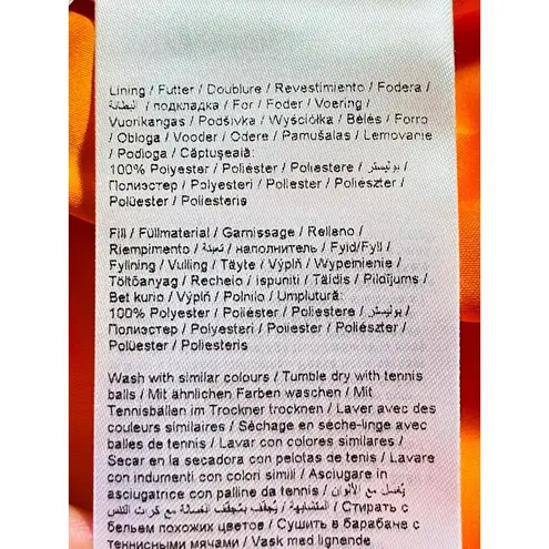 ICHI IHELISO JA Bomber Jacket size 38/ Medium Orange Full zip