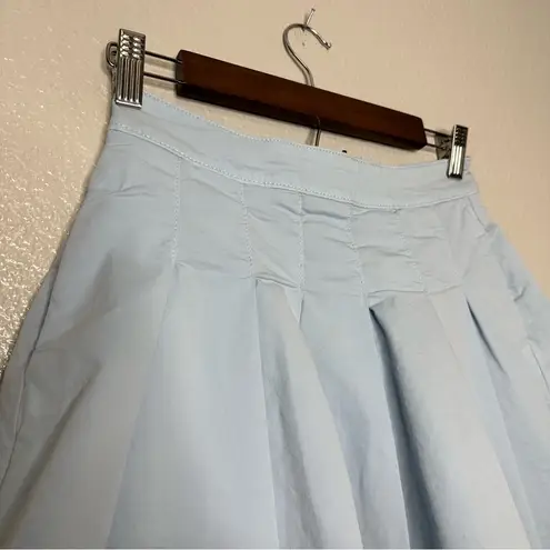 American Eagle  Women's Pleated Mini Skirt Baby Blue size 0 Summer Tennis