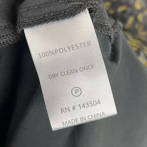 Marie Oliver Women's Everly Ruffled Organza Midi Dress Size 8 Black Jacquard