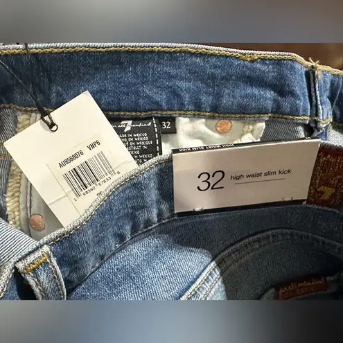 7 For All Mankind 7 FOR ALL MAN KIND High waist slim kick jeans size 32 - Image 11