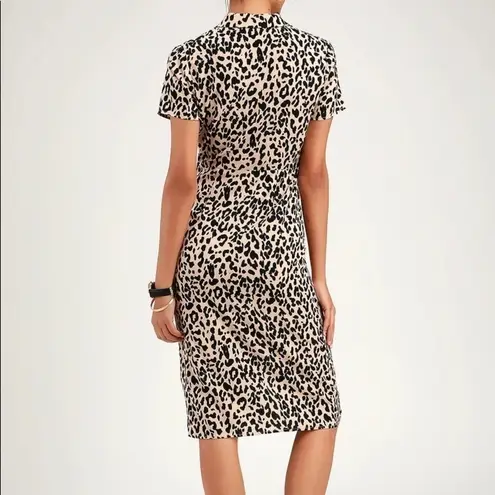 Lulus  animal print dress Size Large NEW