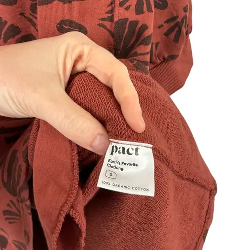 Pact Sweatshirt Dress Organic Cotton Pockets Oversized Long Sleeve Womens Small