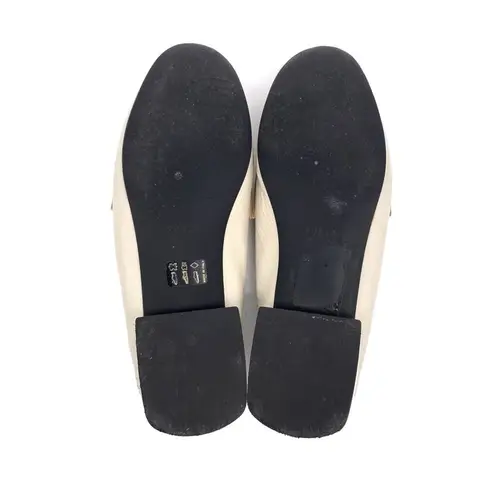 Furla 1927 Flat Leather Loafer Cream 40