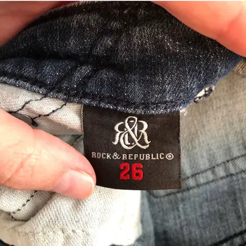 Rock & Republic Berlin Rhinestone Jeans