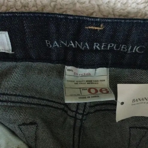 Banana Republic NWT Classic Boot Cut Jean Y2K Dark - Sz 6