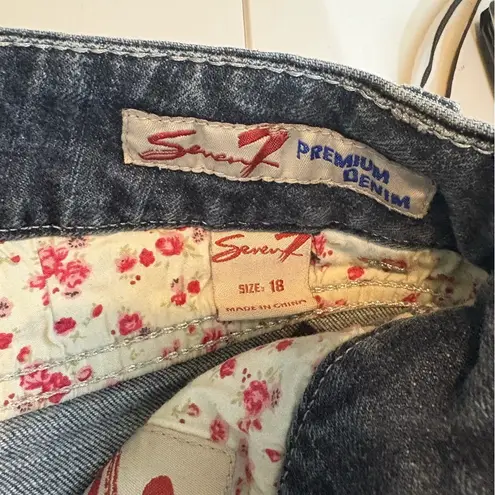 Seven7 Plus Size Seven‎ 7 Luxe Straight Leg Jeans Limited Edition Premium Size 18 0431