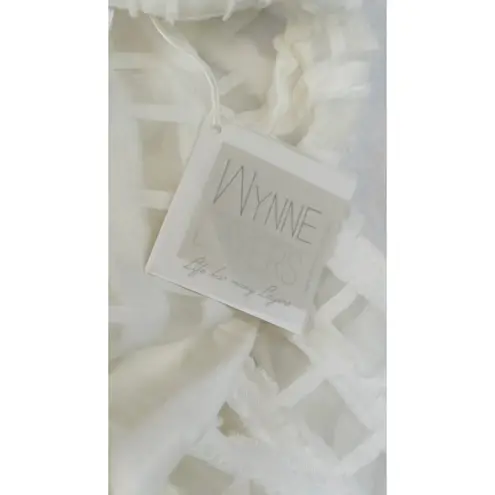 Women's Wynne Layers White Pattern Square Cardigan