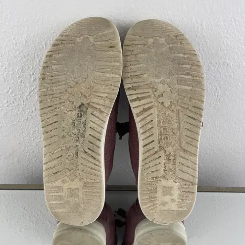 Hey Dude Womens Burgundy Wendy Fabric Drawcord Casual Slip On Loafer Shoes