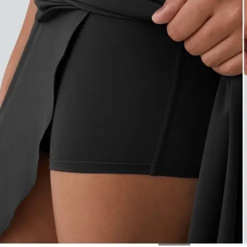 Halara Skort Womens Large Black Wrap Tulip Hem Built In Shorts Athletic A-Line