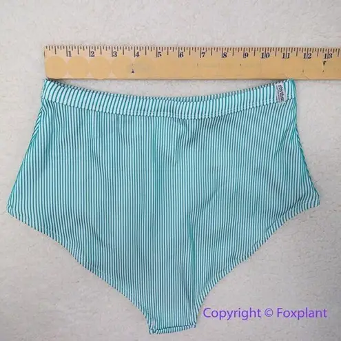 NEW Rhythm x Free People Noumea boy leg bikini bottom, size S Green