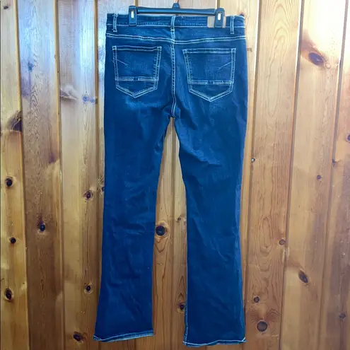 BKE Dark Blue jeans Payton jeans bootcut darker women’s jeans size 32x35 1/2