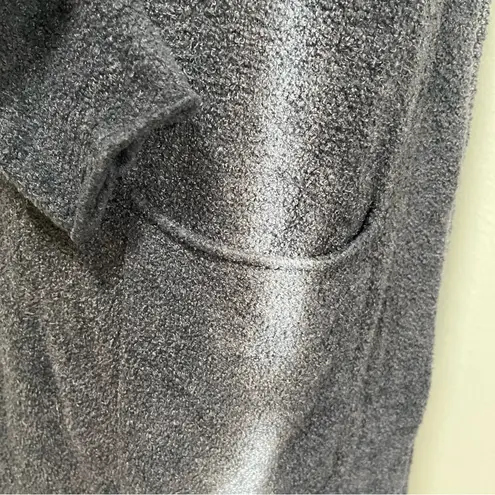 Barefoot Dreams Women’s Santa Monica Cardigan Charcoal Gray Cinch Waist Size XS