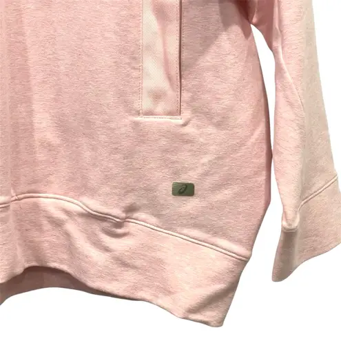 ASICS  Women's Terry Pullover Hoodie Light Pink Size L