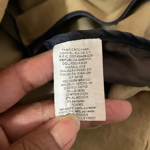 Wall Street Collection Corte Moderno Cotton Brown Modern Fit 2 Button Blazer M Size M