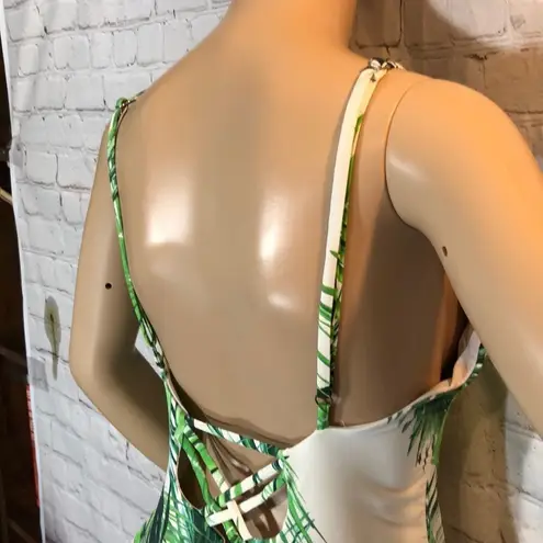 Tinibikini Palm Fronds Print One Piece Swimsuit XL