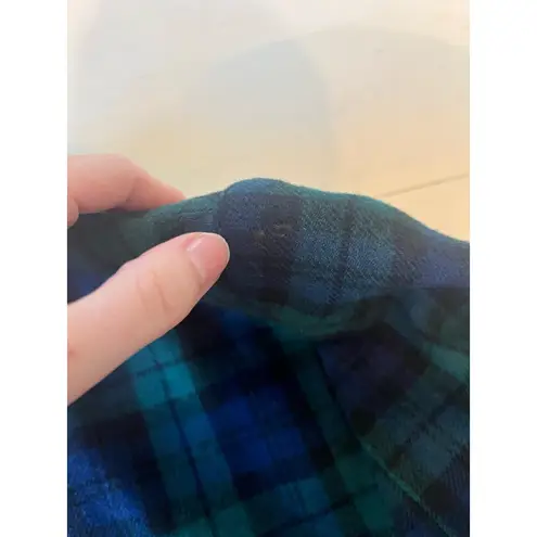 Pendleton Vtg Woman's Green Tartan Plaid Petite Virgin Wool Sports Blazer Jacket