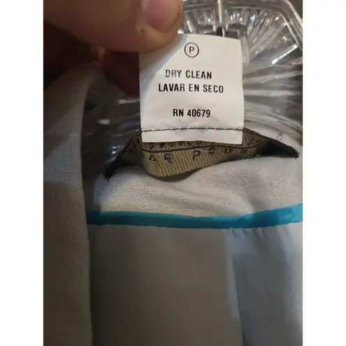 Harvé Benard Harve Benard Light Blue Blazer, Women's Size 8 Jacket, Vintage Lined Jacket