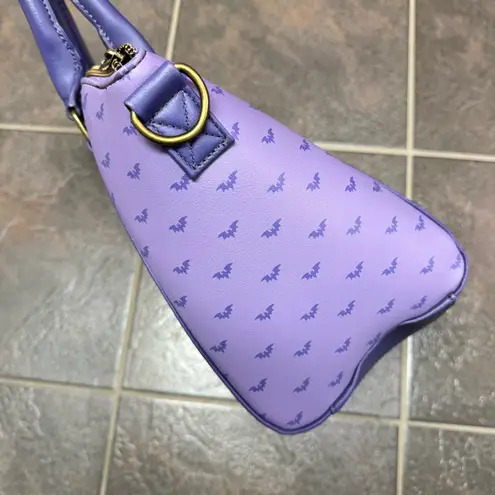 Lounge Fly Disney Haunted Mansion Satchel Bag Purse Handbag Purple