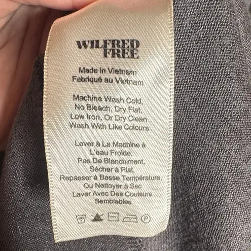 Aritzia Wilfred Free Cober T Shirt Dress in Charcoal Gray Size Small