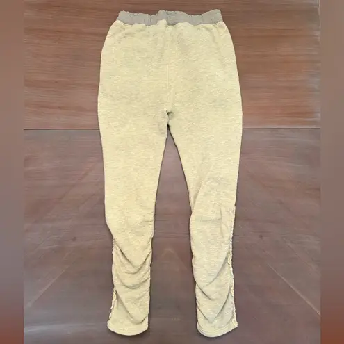 Free People Movement Start Up Pants S Heather Yellow Lounge Sweatpants Joggers
