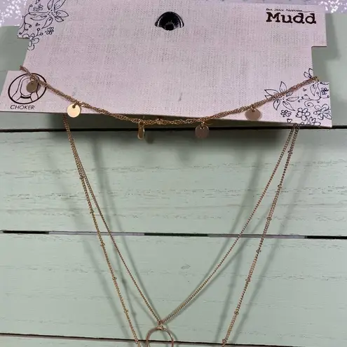 Mudd 🆕  Gold Three Necklace Set