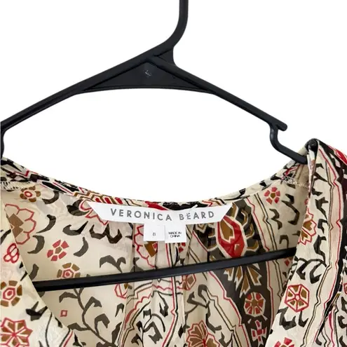 Veronica Beard Derby Silk Paisley Print Dress