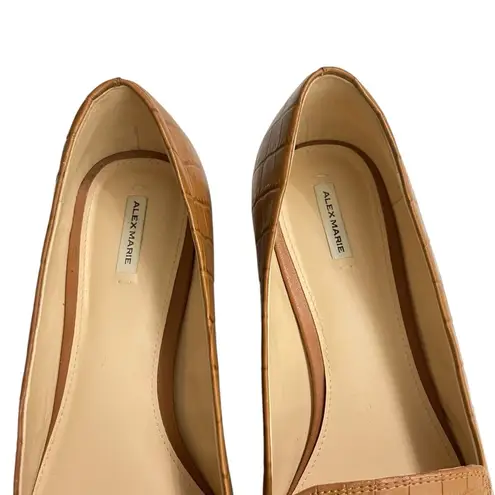 Alex Marie Women’s ‘Arilla’ flats/loafers. Size 12M, Croc embossed gently worn.