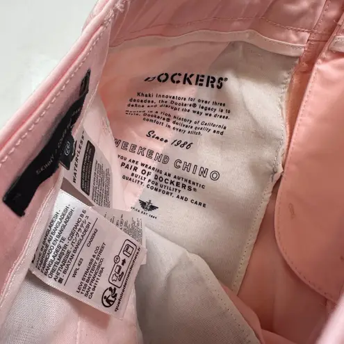 Dockers NWT Weekend Chino Womens W25 Pink Skinny Stretch Pants