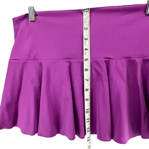 Victoria's Secret  Swim Skirt Womens M Purple Y2K Mini Flounce Cover Up Beach