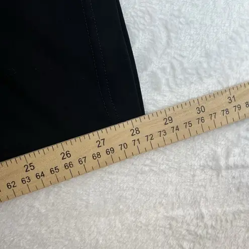 IC COLLECTION By Connie K Plus 2X High Rise Wide Leg Pants Black Heavy Ponte