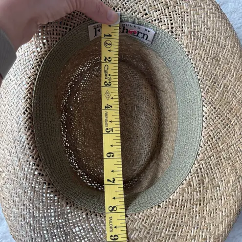 Vintage Summer Rules by Firethorn Straw Hat Bow Grenelefe Golf Tennis Resort FL Tan