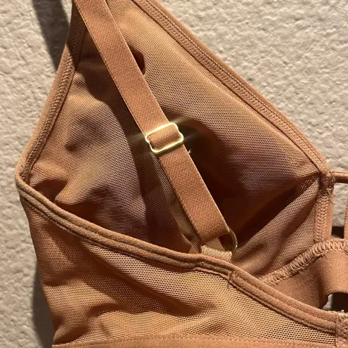 Lively Women’s Leopard Print Busty Bralette Size 1 or 32DD 32DDD 34D 34DD Tan