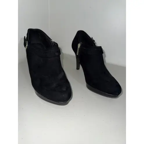 Bandolino Women's Faux Suede Ankle Boots Booties High Heels Shoes 8