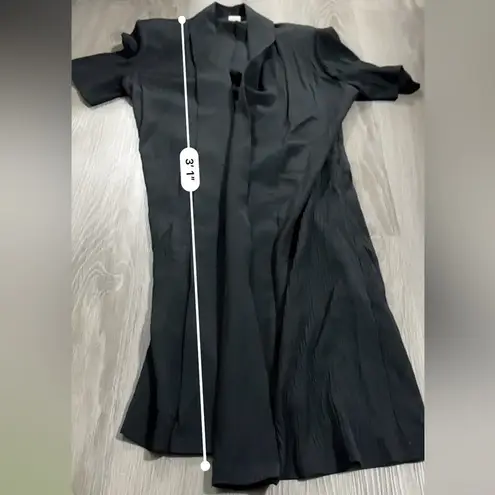 S.L. Fashions Vintage Black Sleeveless Dress & Matching Short Sleeve Jacket Sz 8