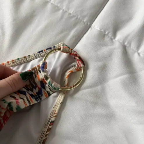 Voda Swim Womens Size Large Bikini Bottom Orange Summer Beach Made In USA