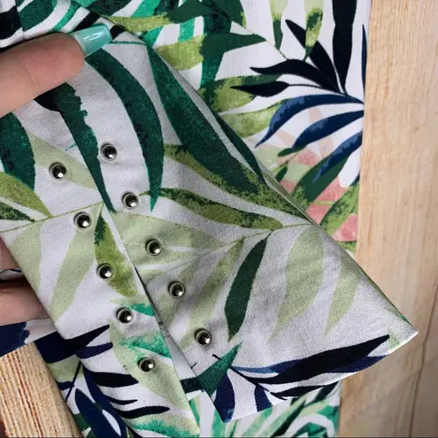 Roz & Ali NWT tropical Classic Fit Ankle Crop Pant