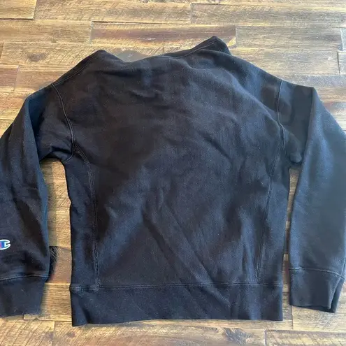 Champion  reverse weave classic black pullover hoodie size small