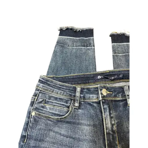Tractr Blu  Distressed Skinny Jeans Raw Hem Size 27 Women thumbnail 3