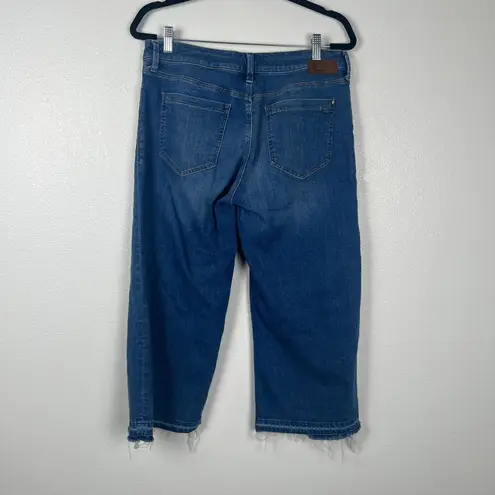 Mavi Women's Daria Mid Rise Gaucho Sz 32 Blue