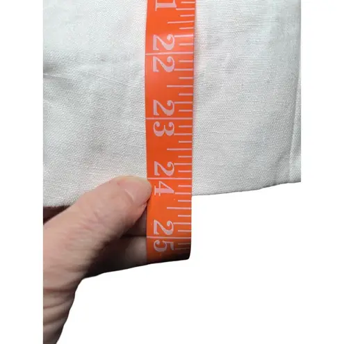 J.Crew Linen Blazer Women 00 White Tailored Casual Work Fall Jacket White